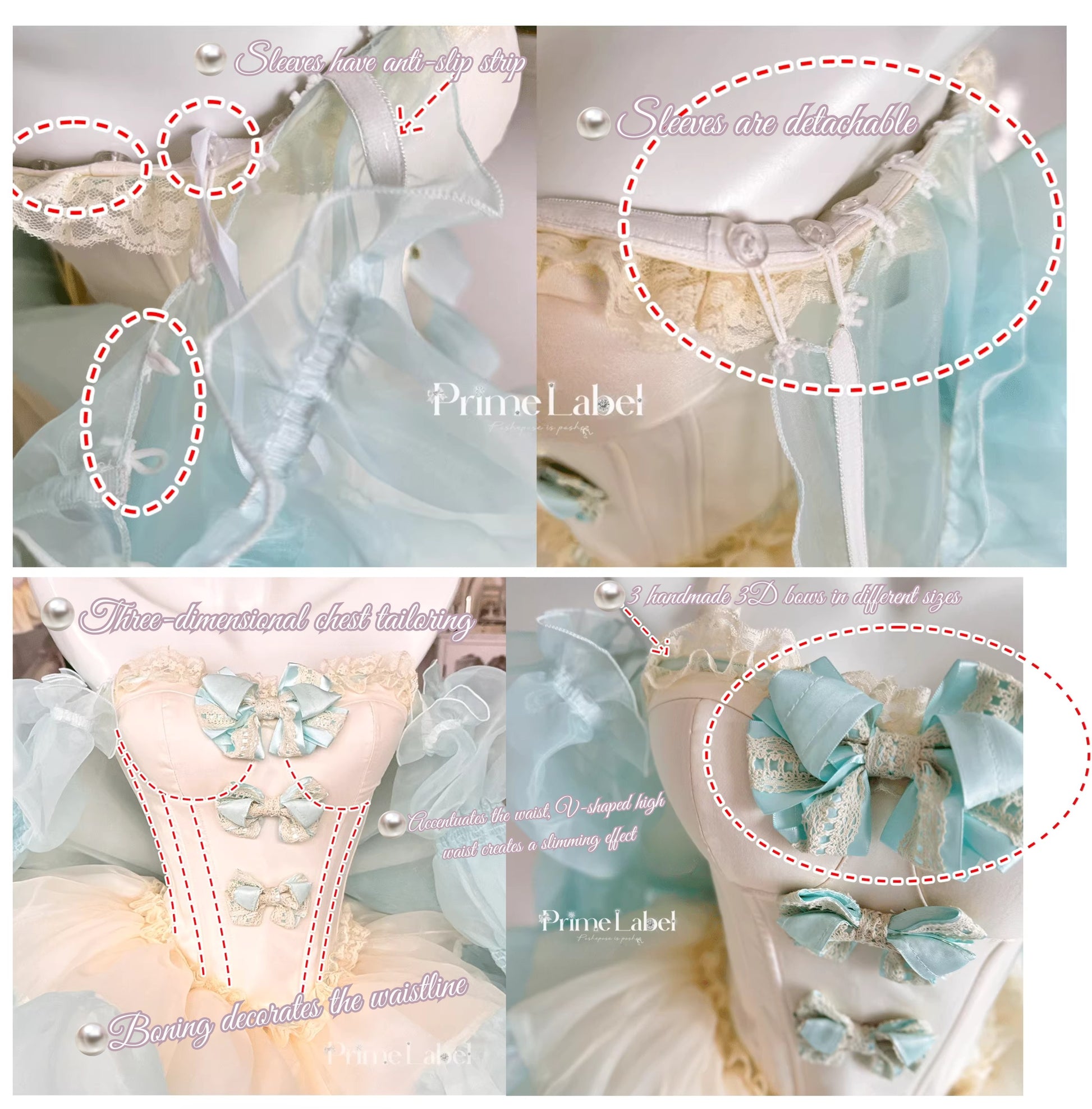 Antique Yellow-Green Little Cake Dress - PoshePose Global