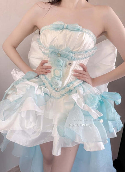 Beauty Tiffany Blue Dress - PoshePose Global