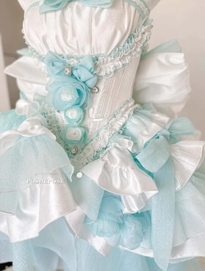 Beauty Like a Fleeting Life Tiffany Blue Dress - PoshePose Global