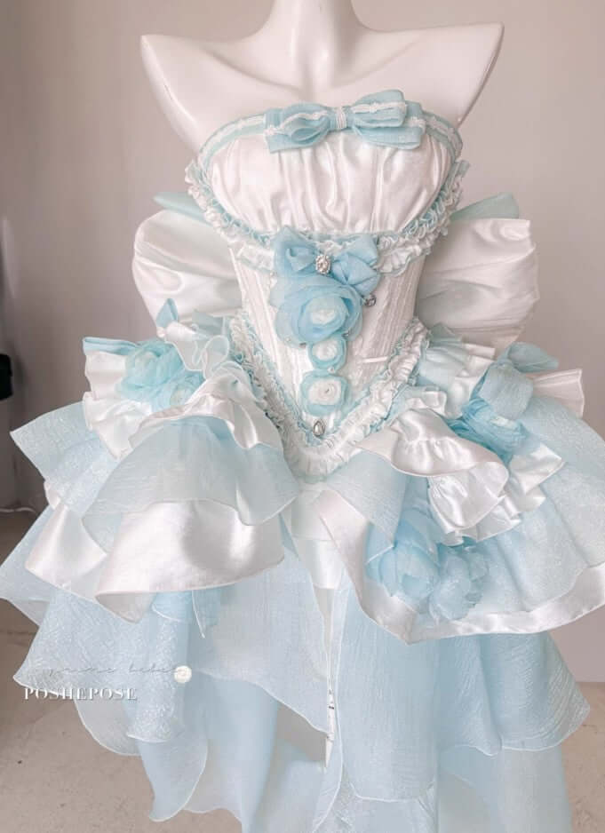 Beauty Like a Fleeting Life Tiffany Blue Dress - PoshePose Global