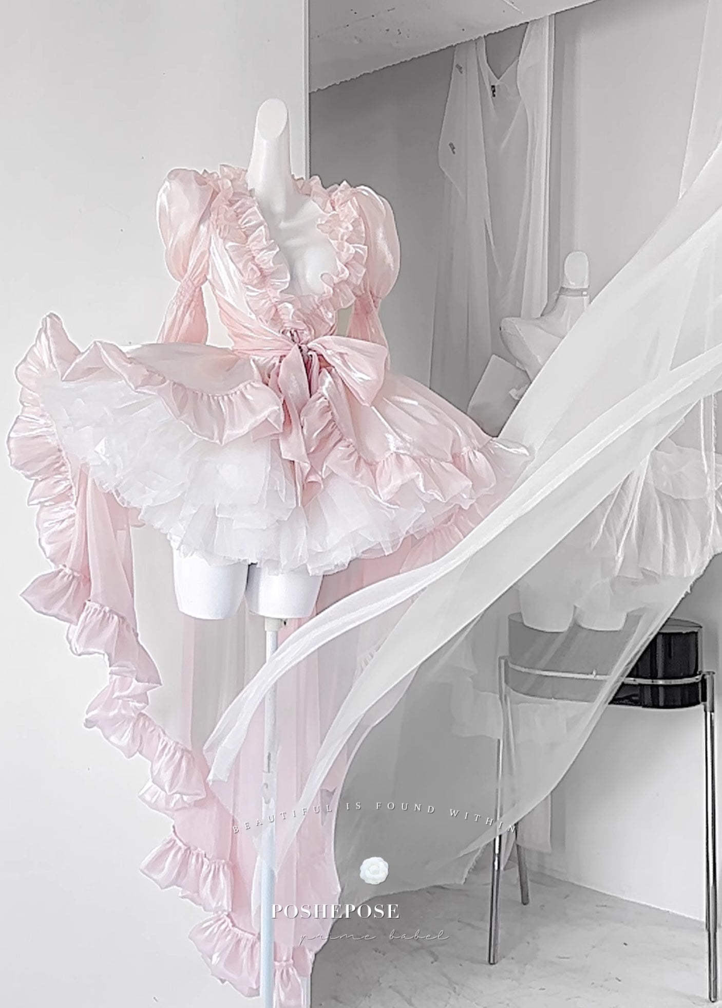 Innocent Spirit Pink Outer Cape - PoshePose Global