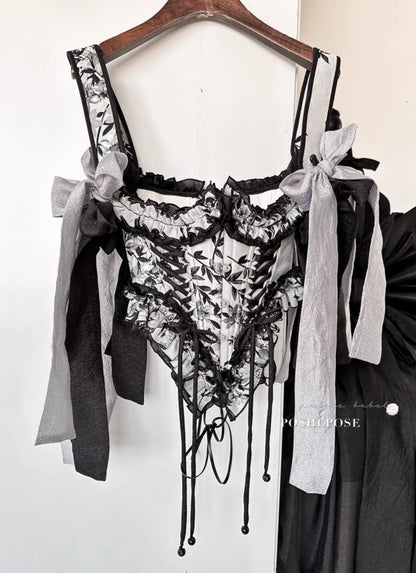 Midnight Elegance Corset - PoshePose Global