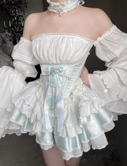 Mint Cloud Dress - PoshePose Global