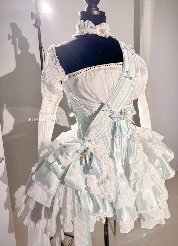 Mint Cloud Dress - PoshePose Global