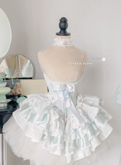 Mint Cloud Dress - PoshePose Global