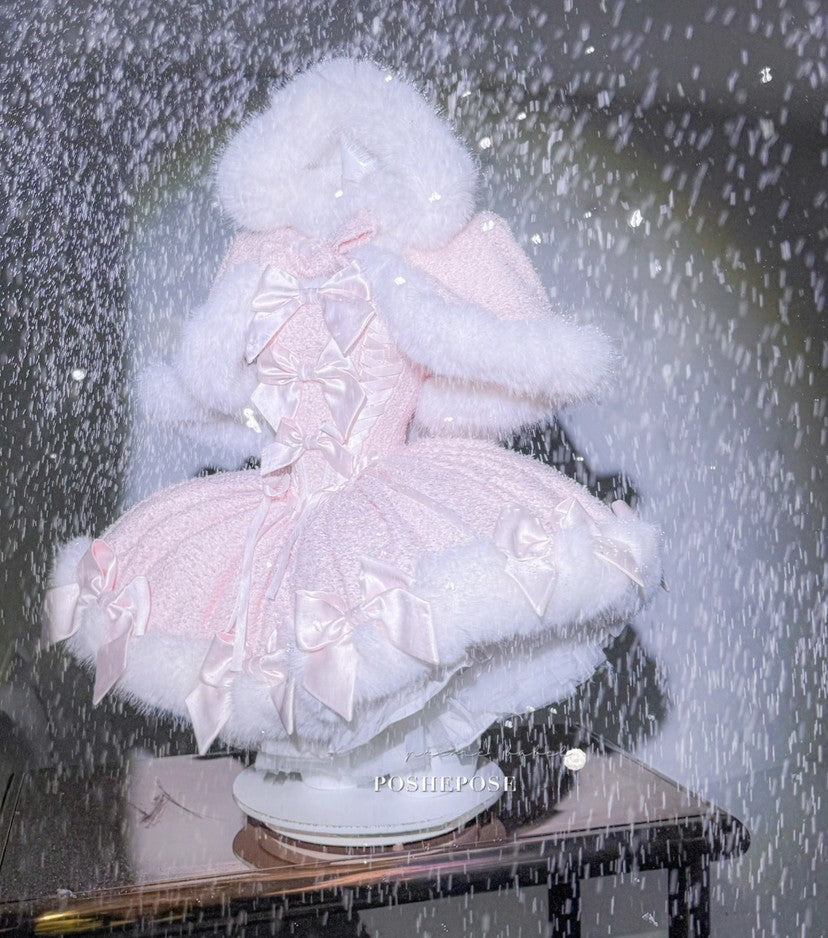Pink Snow Memories Dress Set - PoshePose Global