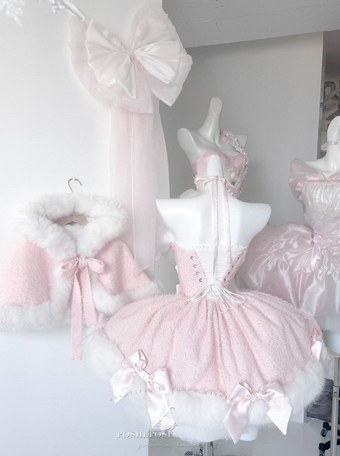 Pink Snow Memories Dress Set - PoshePose Global