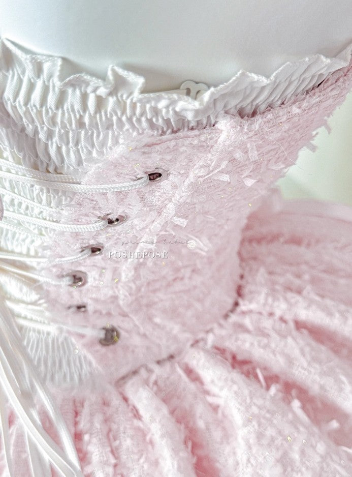 Pink Snow Memories Dress Set - PoshePose Global