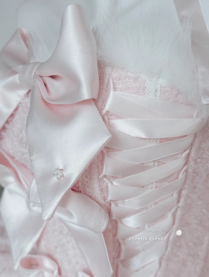 Pink Snow Memories Dress Set - PoshePose Global