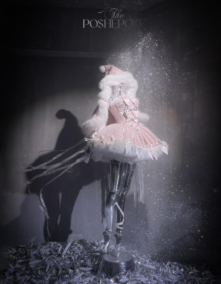 Pink Snow Memories Dress Set - PoshePose Global