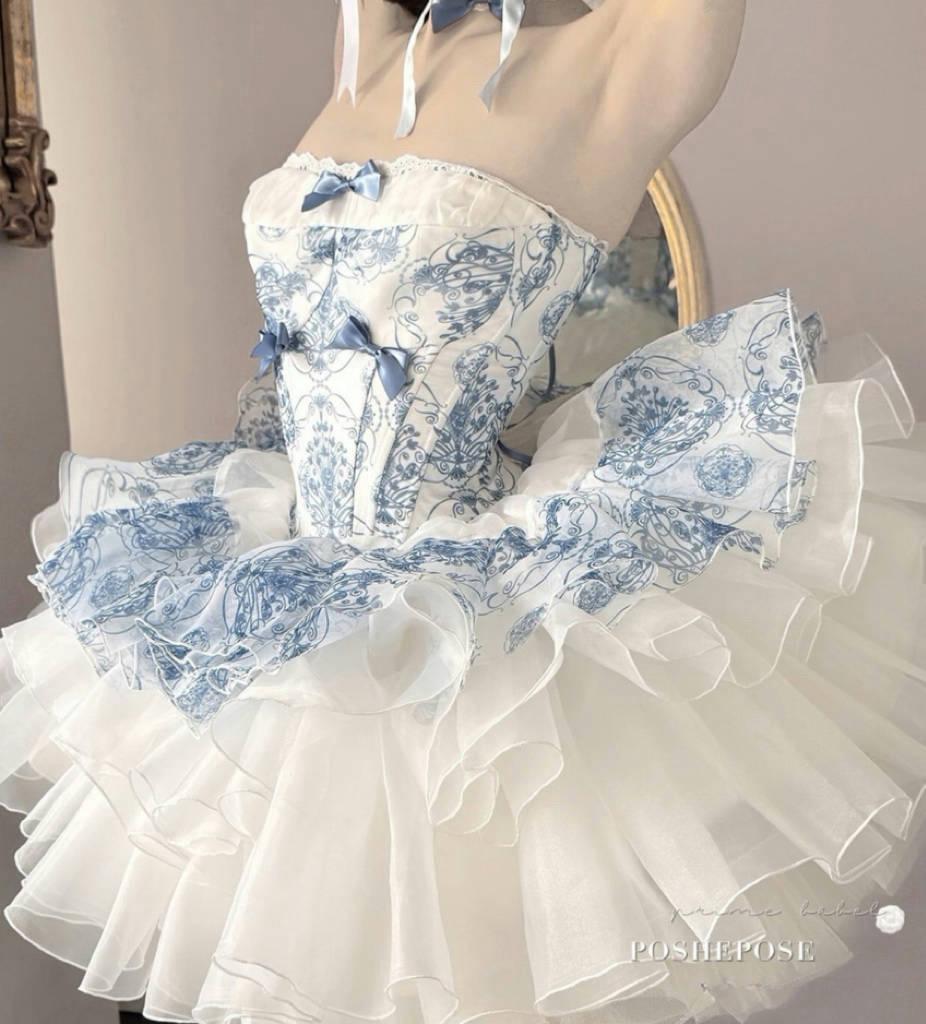 Porcelain Kaleidoscope Dress - PoshePose Global