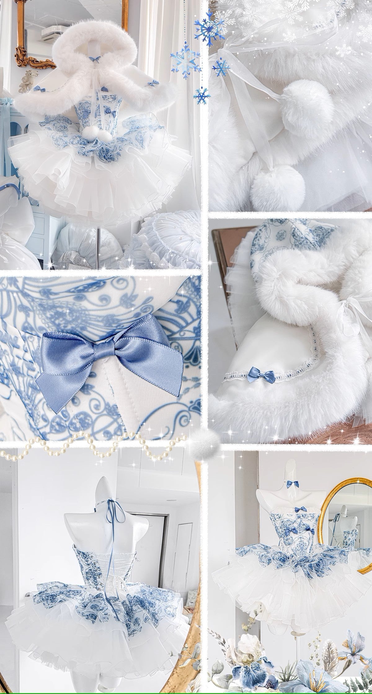 Porcelain Kaleidoscope Dress - PoshePose Global