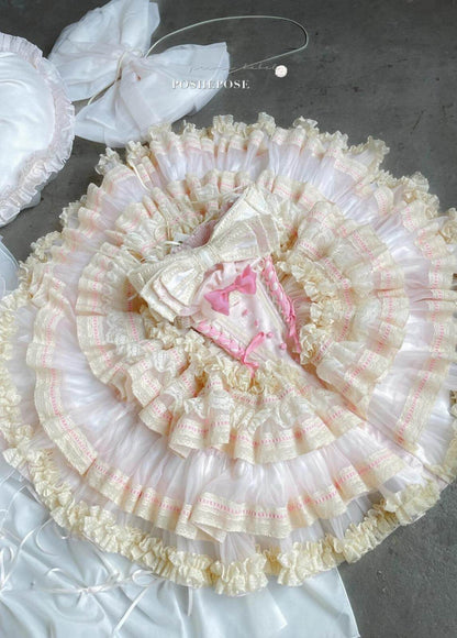Roseheart Blush Satin Ballet Dress - PoshePose Global