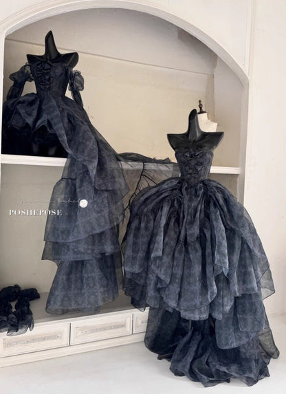 Sakura Mizuiro Black Edition Dress - PoshePose Global