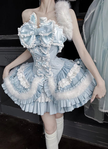 Winter Swan Lake Elegance Dress - PoshePose Global