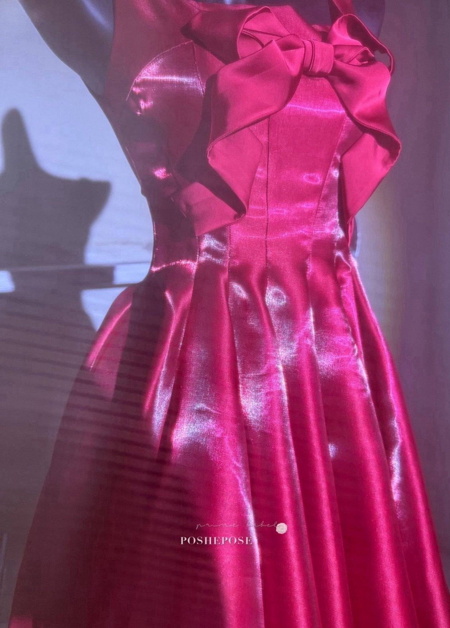 Bold red gown symbolizing luck, love, and celebration