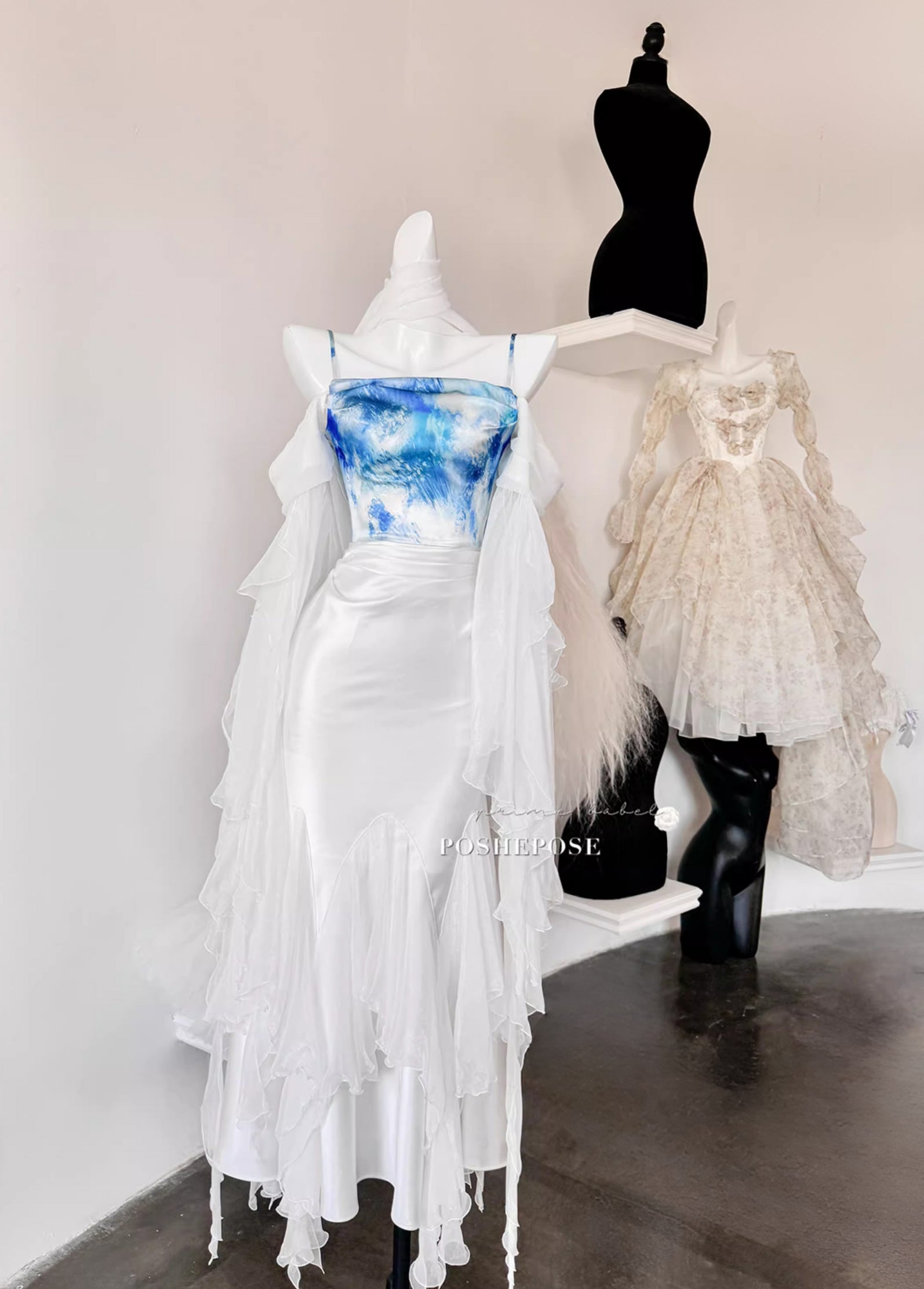 Featherfall Glaze Dress - PoshePose Global