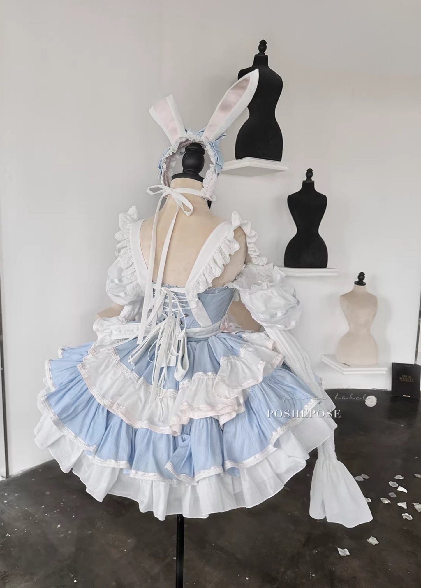 Antique Maid Dress Set Bunny Collection - PoshePose Global