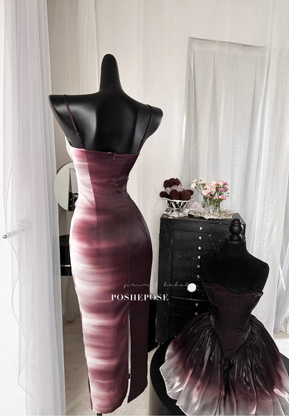 Poshepose Global luxury dark spirit collection dress.