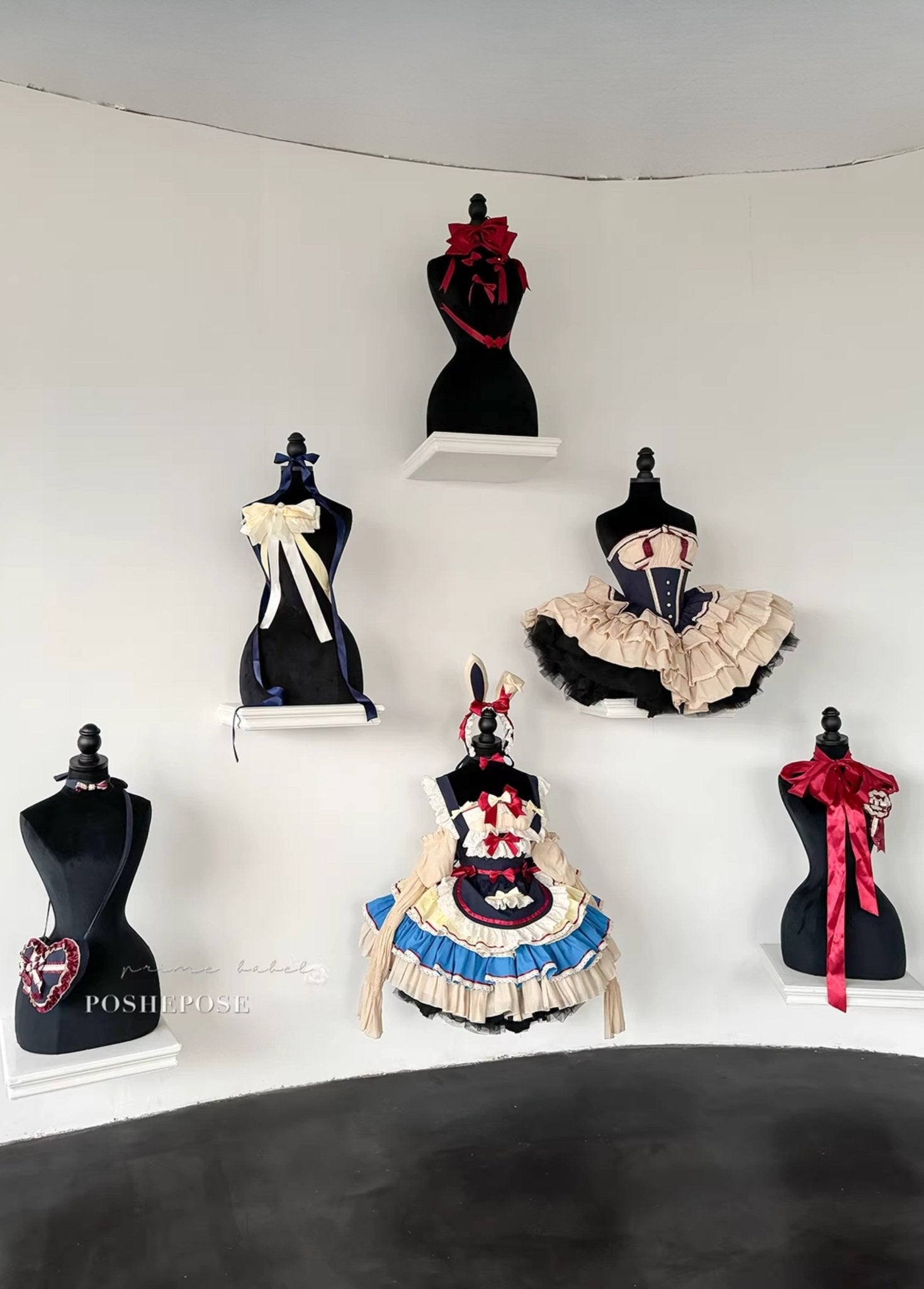 Antique Maid Dress Set Bunny Collection - PoshePose Global